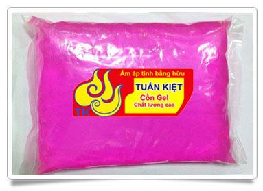 Cồn gel hồng 1kg - Cồn Khô Tuấn Kiệt - Công Ty TNHH Phạm Tuấn Kiệt